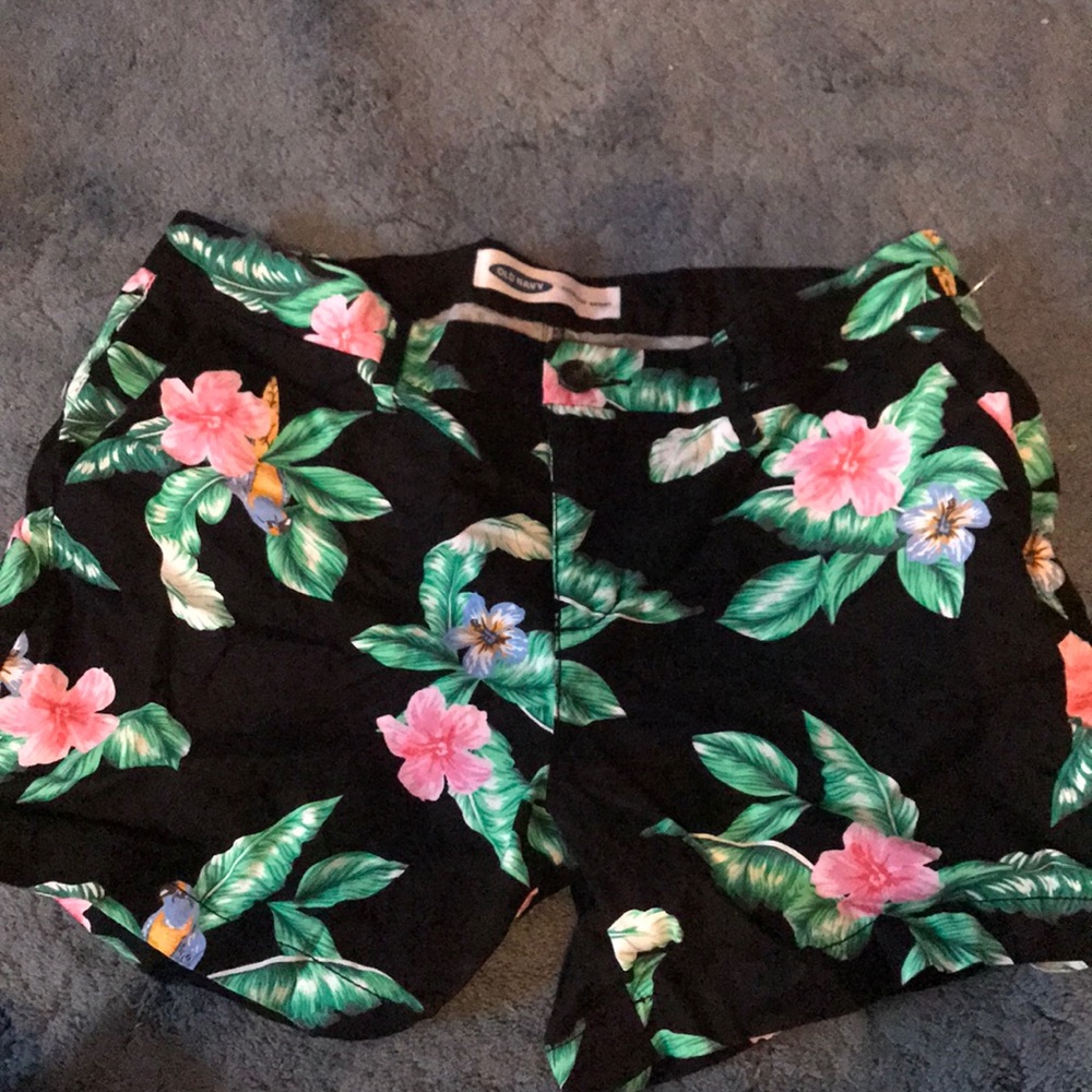 Tropical Print Shorts